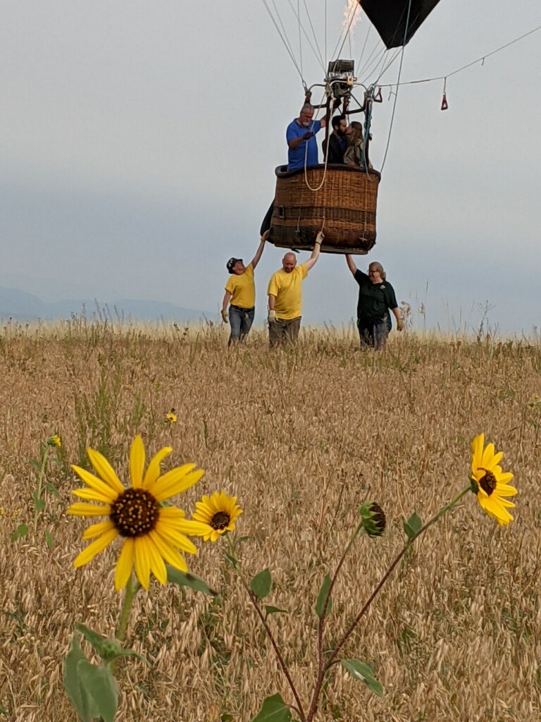 Crew for Hot Air Balloon in Colorado